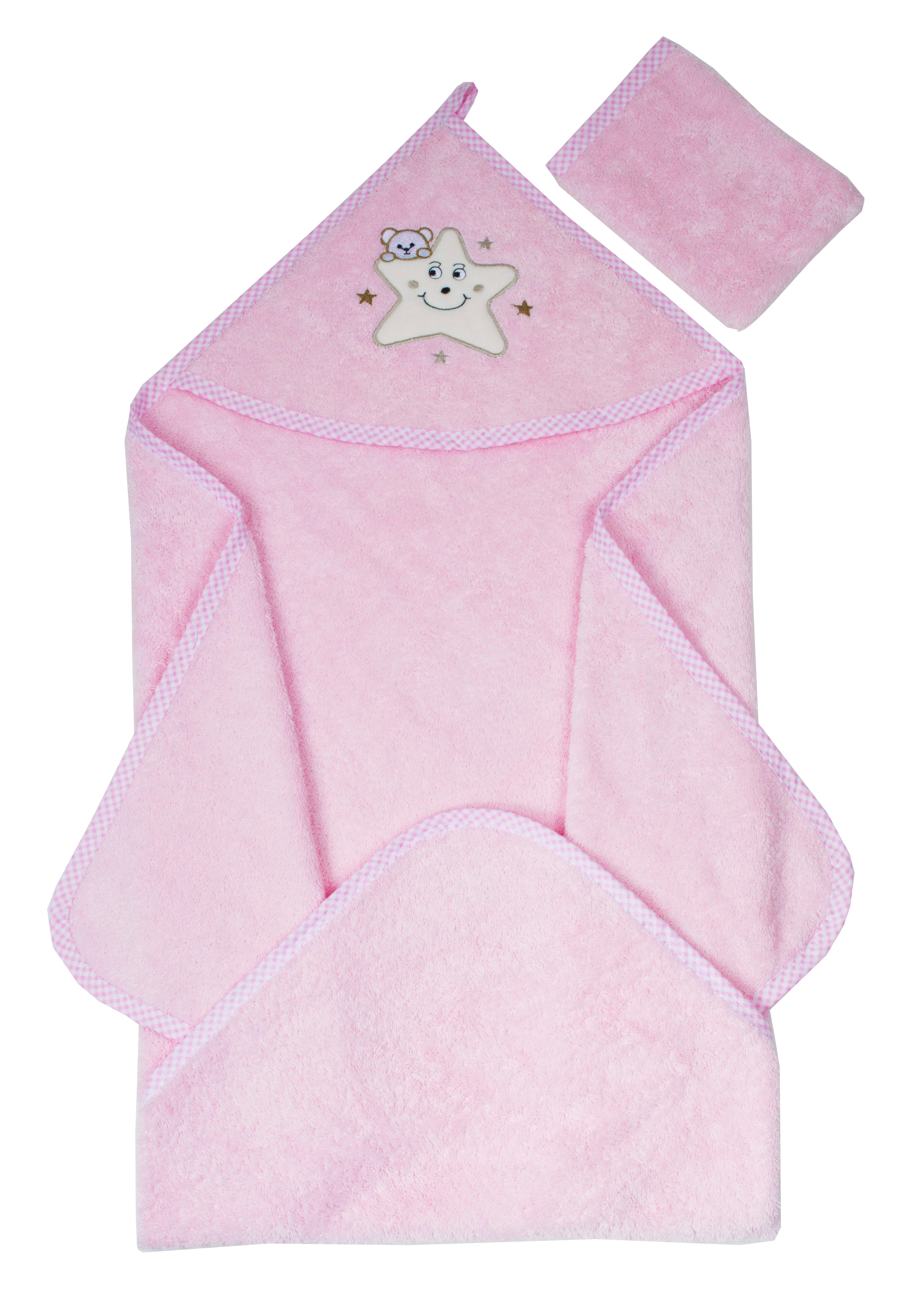 Başlıklı Bebek Havlusu Renkli